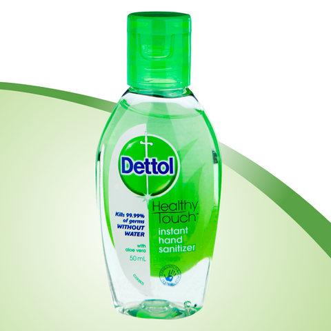 Dettol Refresh Liquid Hand Sanisiter 50mL Healthy Touch Antibacterial