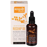 ROSEHIP PLUS Rosehip Oil ACO Certified & Cold Pressed 30ml