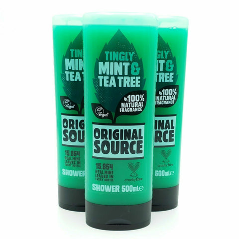 Original Source Body Wash Tingly Mint & Tea Tree Shower Gel 500ml 5PK