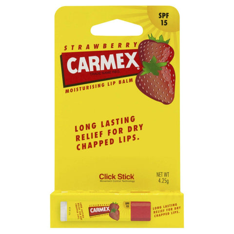 Carmex Lip Balm Click Stick Strawberry SPF 15 4.25g