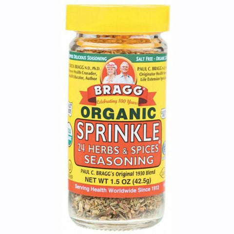 BRAGG Seasoning Organic Sprinkle 24 Herb & Spices (Salt-Free) 42g