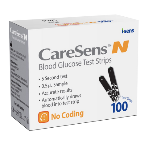 Caresens N Blood Glucose Test Strips 100