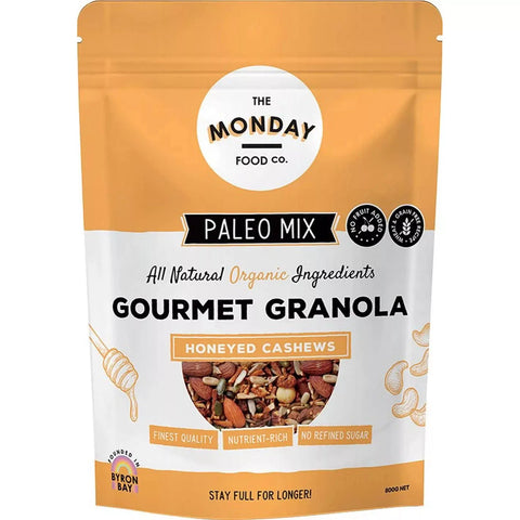 THE MONDAY FOOD CO Paleo Gourmet Granola Honeyed Cashews 300g