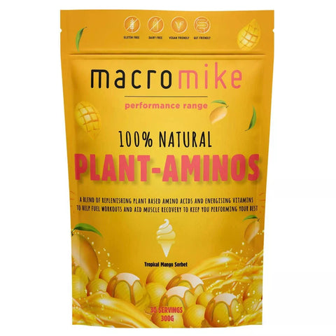 MACRO MIKE Plant Based Aminos Tropical Mango 300g