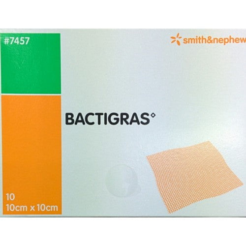 Bactigras 10cm X 10cm 10 Pack