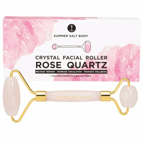 SUMMER SALT BODY Crystal Facial Roller Rose Quartz 1