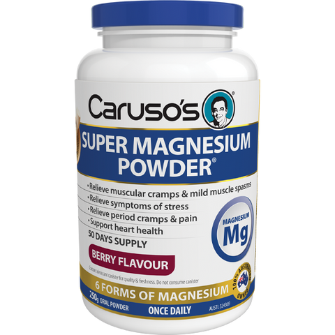 Caruso's Natural Health Super Magnesium Powder Berry 250g