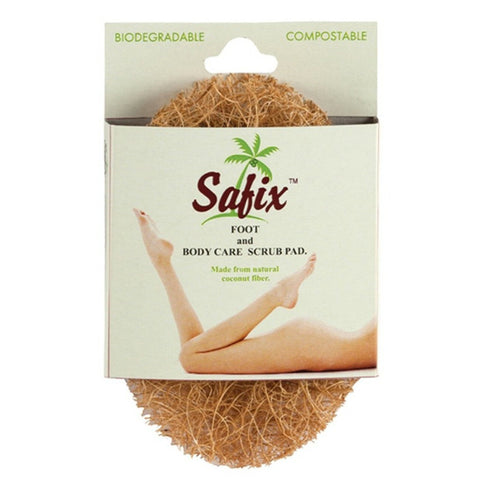 SAFIX Foot & Body Scrub Pad Biodegradable & Compostable 1