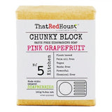 THAT RED HOUSE Chunky Block Dishwashing Soap Pink Grapefruit 140g