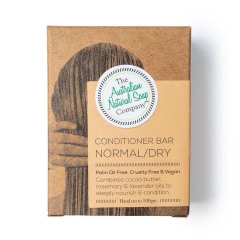 THE AUSTRALIAN NATURAL SOAP CO Conditioner Bar Normal/Dry 100g