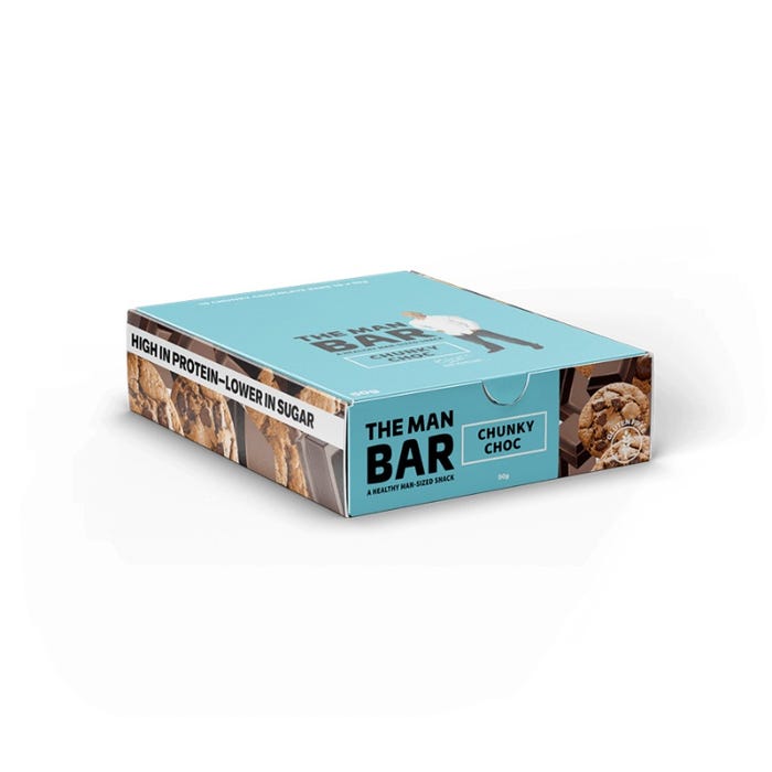 The Man Bar Chunky Choc 50g 10pk