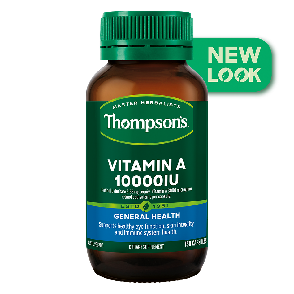 Thompson's Vitamin A 10000iu 150 Capsules
