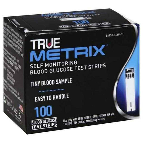 TRUEmetrix Blood Glucose Test Strips X 100