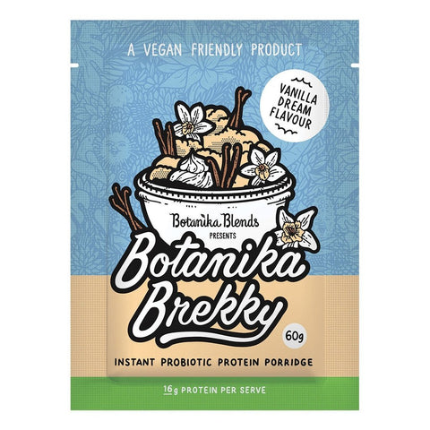 BOTANIKA BLENDS Botanika Brekky Probiotic Porridge Vanilla Dream 60g 12PK