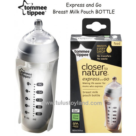 Tommee Tippee - Express and Go Breast Milk Pouch Bottle