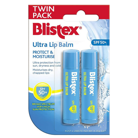 Blistex Lip Balm Ultra SPF50+ Twin Pack