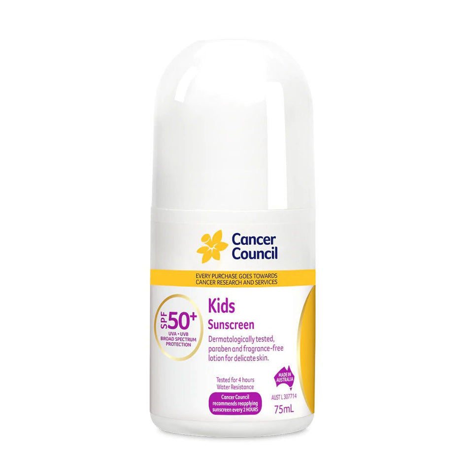 Cancer Council SPF 50+ Kids 75ml Roll on