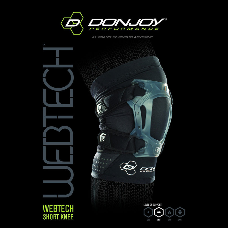 DONJOY PERFORMANCE WEBTECH SHORT KNEE BRACE