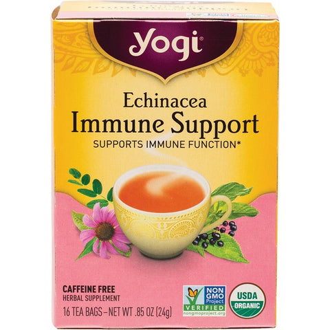 YOGI TEA Herbal Tea Bags Echinacea Immune Support 16