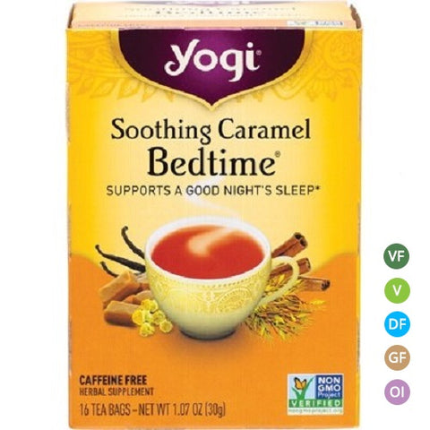 YOGI TEA Herbal Tea Bags Soothing Caramel Bedtime 16